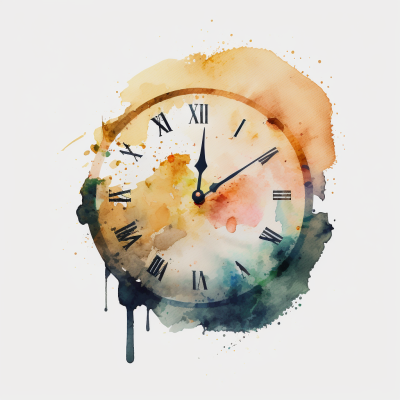 Julianboehm_a_Icon_of_a_Clock_minimalist_watercolours_blurred_n_e025debc-147d-4d04-a330-a28d61f4fc6c