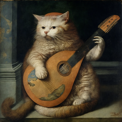 Julianboehm_prombt_cat_playing_Guitar_by_Leonardo_da_vinci_f598d763-d07f-44f1-9a9f-7bf6f0269fc5