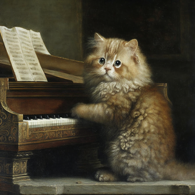 Julianboehm_prombt_cat_playing_Piano_by_Leonardo_da_vinci_2e60489e-4875-4cb2-92c2-c82123cbd12c